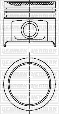 Yenmak 31-03888-000 - Поршень autocars.com.ua