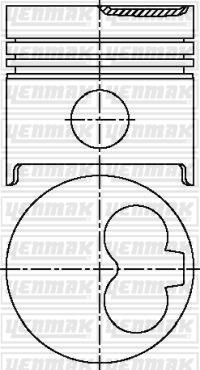 Yenmak 31-03907-000 - Поршень autocars.com.ua