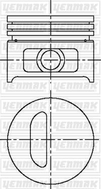 Yenmak 31-03914-000 - Поршень autocars.com.ua