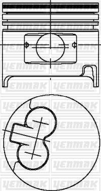 Yenmak 31-03992-000 - Поршень autocars.com.ua