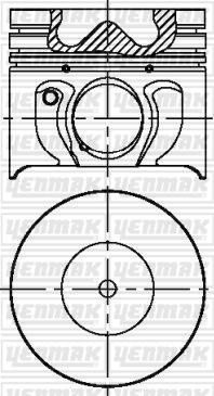Yenmak 31-04033-000 - Поршень autocars.com.ua