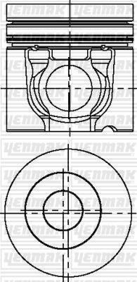 Yenmak 31-04037-000 - Поршень autocars.com.ua