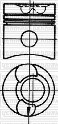 Yenmak 31-04078-000 - Поршень autocars.com.ua