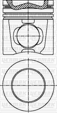 Yenmak 31-04086-000 - Поршень autocars.com.ua