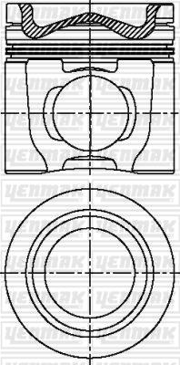 Yenmak 31-04089-000 - Поршень autocars.com.ua