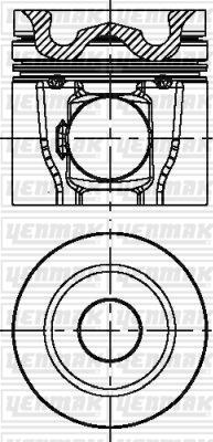 Yenmak 31-04098-000 - Поршень autocars.com.ua