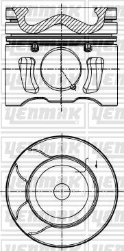 Yenmak 31-04194-000 - Поршень autocars.com.ua