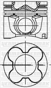 Yenmak 31-04201-000 - Поршень autocars.com.ua