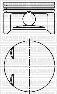 Yenmak 31-04213-000 - Поршень autocars.com.ua