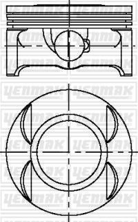 Yenmak 31-04229-000 - Поршень autocars.com.ua