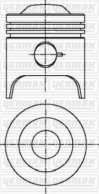 Yenmak 31-04275-000 - Поршень autocars.com.ua