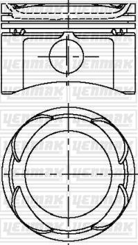 Yenmak 31-04287-000 - Поршень autocars.com.ua