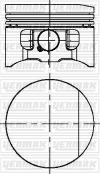 Yenmak 31-04336-000 - Поршень autocars.com.ua