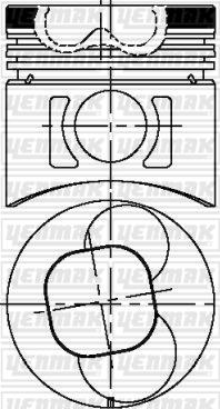Yenmak 31-04396-000 - Поршень autocars.com.ua