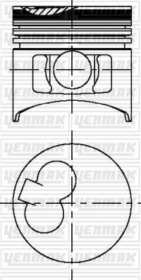 Yenmak 31-04442-000 - Поршень autocars.com.ua