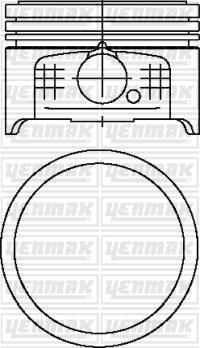 Yenmak 31-04500-000 - Поршень autocars.com.ua