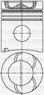 Yenmak 31-04522-000 - Поршень autocars.com.ua