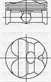 Yenmak 31-04619-000 - Поршень autocars.com.ua