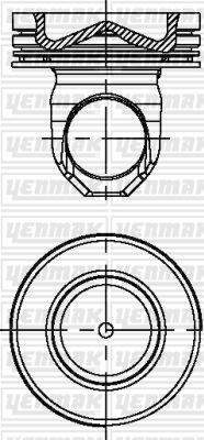 Yenmak 31-04653-000 - Поршень autocars.com.ua