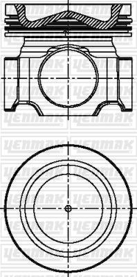 Yenmak 31-04656-000 - Поршень autocars.com.ua