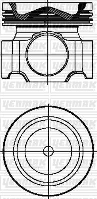 Yenmak 31-04657-000 - Поршень autocars.com.ua