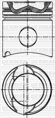 Yenmak 31-04660-000 - Поршень autocars.com.ua