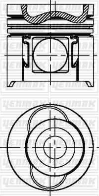 Yenmak 31-04664-000 - Поршень autocars.com.ua