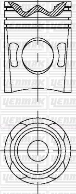 Yenmak 31-04667-000 - Поршень autodnr.net