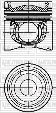 Yenmak 31-04678-000 - Поршень autocars.com.ua