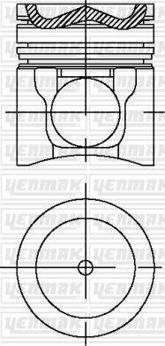 Yenmak 31-04681-000 - Поршень autodnr.net