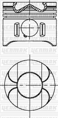 Yenmak 31-04697-000 - Поршень autocars.com.ua