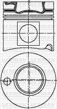 Yenmak 31-04721-000 - Поршень autocars.com.ua