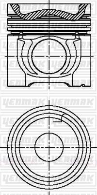 Yenmak 31-04759-000 - Поршень autocars.com.ua