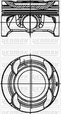 Yenmak 31-04766-000 - Поршень autocars.com.ua