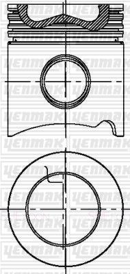 Yenmak 31-04825-000 - Поршень autocars.com.ua