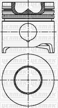 Yenmak 31-04842-000 - Поршень autocars.com.ua