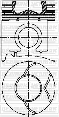 Yenmak 31-04843-000 - Поршень autocars.com.ua