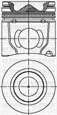 Yenmak 31-04847-000 - Поршень autocars.com.ua