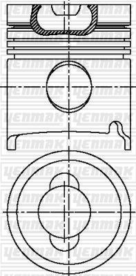 Yenmak 31-04853-000 - Поршень autocars.com.ua