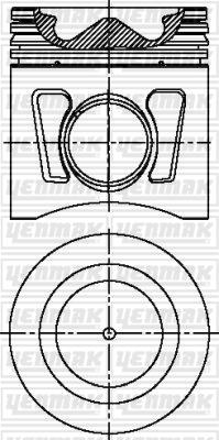 Yenmak 31-04864-000 - Поршень autocars.com.ua
