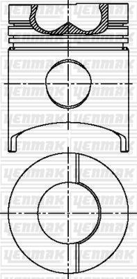 Yenmak 31-04867-000 - Поршень autocars.com.ua