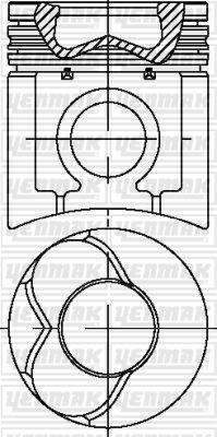 Yenmak 31-04874-000 - Поршень autocars.com.ua