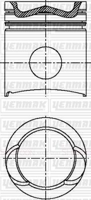 Yenmak 31-04894-000 - Поршень autocars.com.ua