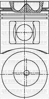 Yenmak 31-04905-000 - Поршень autocars.com.ua