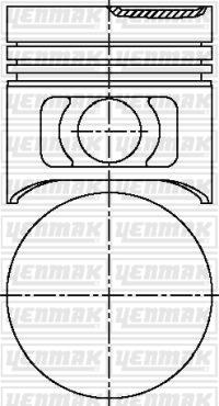 Yenmak 31-04907-000 - Поршень autocars.com.ua