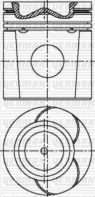 Yenmak 31-04938-000 - Поршень autocars.com.ua