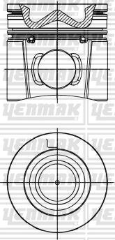 Yenmak 31-30052-000 - Поршень autocars.com.ua