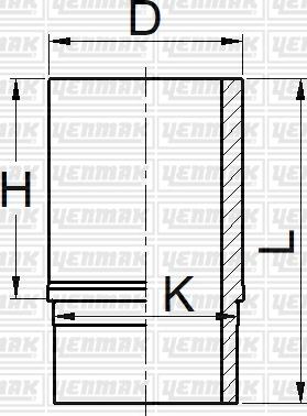 Yenmak 51-05415-000 - Гільза циліндра autocars.com.ua