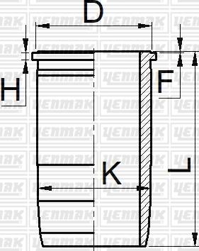 Yenmak 51-05684-000 - Гільза циліндра autocars.com.ua