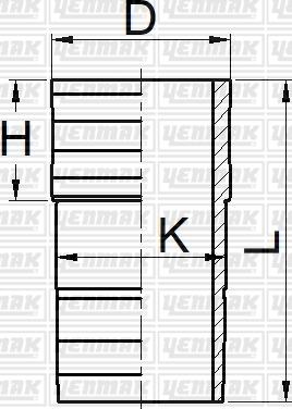 Yenmak 51-05755-000 - Гільза циліндра autocars.com.ua